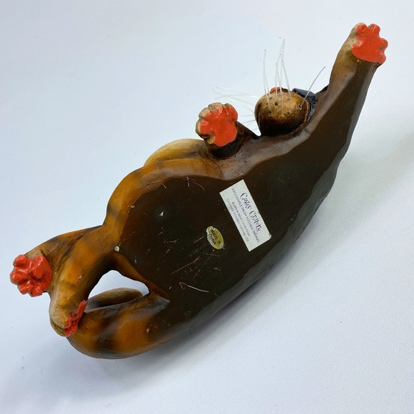 1999 Stebleton Cagey Critters "Dream Time" Cat & Mouse Figurine - Picture 7 of 8